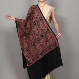 Exotic India Paisley Embroidered Shawl-picture-14