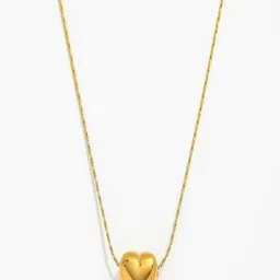 Yugosmile Gold Plated Stainless Steel Pendant with Chain image 2
