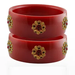 Vidhya Kangan Women Red Bangle-picture-28