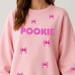 RAYACLOSET Women Printed Sweatshirt image 2