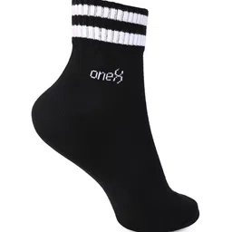 One8 Women Pack Of 3 Pure Cotton Above Ankle Length Socks image 4