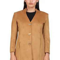 YOUNG CLUB CLASSIC Women Single Breasted Overcoats-picture-22