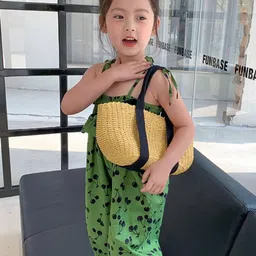 LULU & SKY Girls Printed Basic Jumpsuit image 3