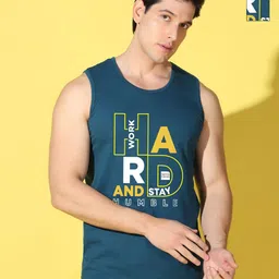 WOOSTRO Men Pack Of 2 Typography Printed Slim Fit T-shirt-picture-26