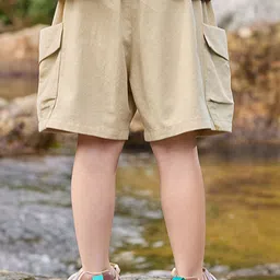 LULU & SKY Boys Loose Fit High-Rise Cargo Shorts image 3