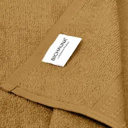 Bichauna Beige 4 Pieces Pure Cotton 350 GSM Towel Set image 5