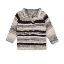 Muskan Brown Self Design Pure Wool Clothing Set image 3