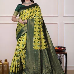 SHRIADINATH Woven Design Art Silk Banarasi Saree image 4