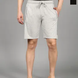 The Roadster Lifestyle Co. Men Pack Of 2 Pure Cotton Breathable Lounge Shorts-picture-17