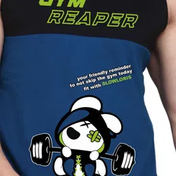 SLOWLORIS Men Pack Of 2 Combed Cotton Sleeveless Gym Vests image 2