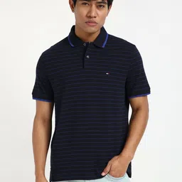Tommy Hilfiger Men Striped Round Neck Cotton T-shirt-picture-24