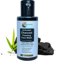 Elecsera Activated Charcoal Foaming Face Wash For Skin Brightening - 100 ml-picture-17