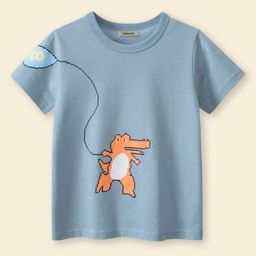 INCLUD Boys Dinosaur Cartoon Printed Round Neck Short Sleeves T-Shirt-picture-29
