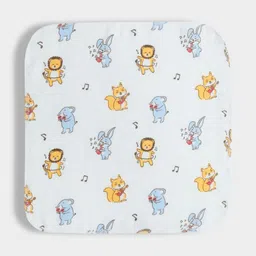 Orange Sugar Pack Of 6 Printed Cotton Muslin Napkins image 5