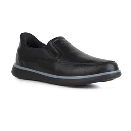 Bata comfit Men Textured Leather Round Toe Loafers Shoes-image-12