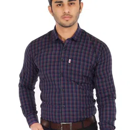 Marc Laurent Men Comfort Tartan Checks Opaque Checked Casual Shirt image 1
