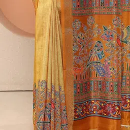 Libas Ethnic Motifs Silk Blend Saree image 5