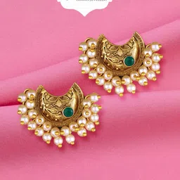 VIVASTRI Women Gold-Plated Alloy Earrings-picture-28