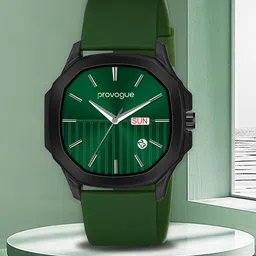 Provogue Men Brass Dial & Wrap Around Straps Analogue Watch PR-GSQ024-GRN-GRN-picture-16