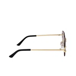 PELLE LUXUR Unisex Rectangle Sunglasses with UV Protected Lens PLSG8142 image 5