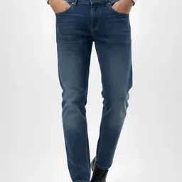 Loom Fashion Men Slim Fit Mid-Rise Light Fade Jeans-picture-24