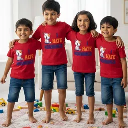 BAESD Unisex Kids Cotton Tshirts image 2