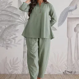 TARA-C-TARA Pure Cotton Top With Trouser Co-Ords-picture-18