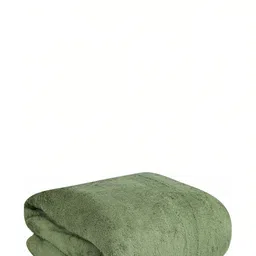 Fezora Blue & Pink 3 Pieces Solid Microfiber 450 GSM Bath Towel image 3