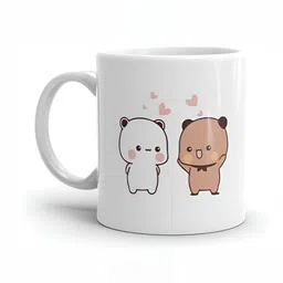 Mr UVD White Graphic Printed Ceramic Glossy Mug 350 ml-picture-17