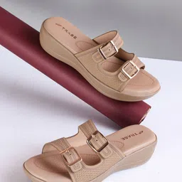 TRASE Women Synthetic Leather Wedge-picture-25