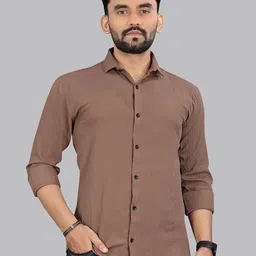 KHUSHI CREATION Men Original Opaque Casual Shirt image 1