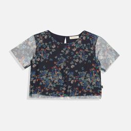 Allen Solly Junior Girls Floral Print Cotton Top-picture-47