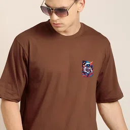 Jack Paris Men Graphic Printed Relaxed Fit Cotton T-shirt-picture-22