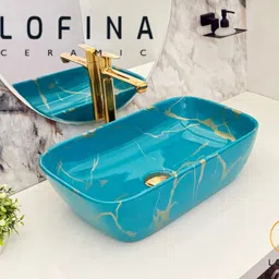 lofina ceramic Premium Ceramic BASIN Which Gives Look To your Home Table Top Wash Basin AI1036 Very Stylish Bathroom Luxury Ceramic Glossy Wash Basin Table Top Basin-picture-14