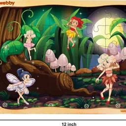 webby Fairy Land Wooden Jigsaw Puzzle, 40pcs image 5