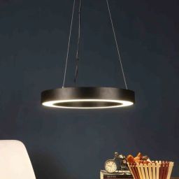 eliante by jainsons lights Moon Black Metal Single Hanging Light-picture-1