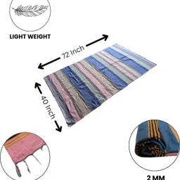 mahantam enterprise Multicolor Cotton Dhurrie image 4