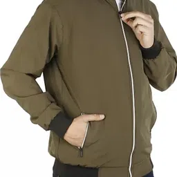 kdsn Windcheater Solid Men Wind Cheater image 3