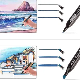 aachoko Marker Set Painting Pens (Pack of 10 Pcs ) Marker Ink image 3