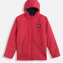 Indian Terrain Boys Water Resistant Padded Jacket with Patchwork Detail-picture-53