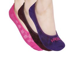 HRX by Hrithik Roshan Women Pack of 3 Loafer/shoeliner Socks-picture-49