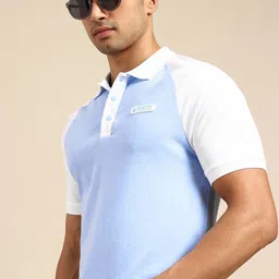 United Colors of Benetton Raglan Sleeves Polo Collar Longline T-shirt-picture-19