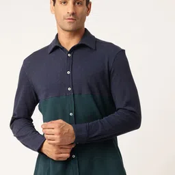 Rue Collection Men Comfort Colourblocked Casual Shirt-image-93
