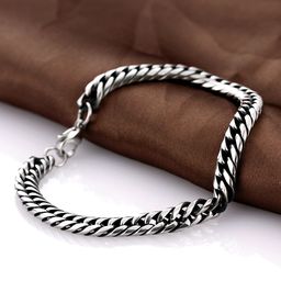 Yellow Chimes Men Silver Plated Stainless Steel tough Style Chain Designer Bracelet-picture-35