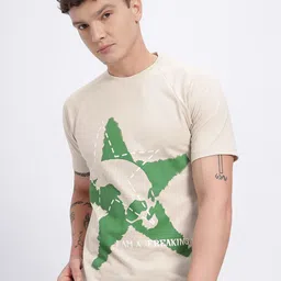 glitchez Graphic Printed Raglan Sleeves T-shirt image 2