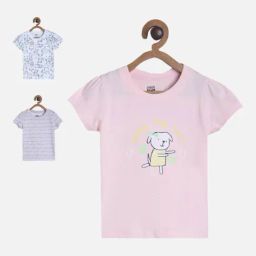 MINIKLUB Multi New Born And Baby Girls Half Sleeve Knit Top-picture-48