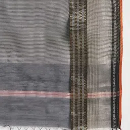 Fabindia Black Woven Pattern Dupatta image 4