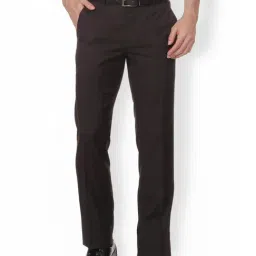 Van Heusen Brown Slim Fit Trousers-picture-35