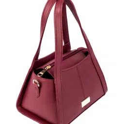 Strokes by Namrata Mehta Maroon Small Handbag image 4