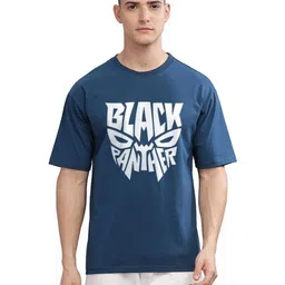 SOLACEACTIVE Black Panther Typography Printed Round Neck T-shirt-picture-15